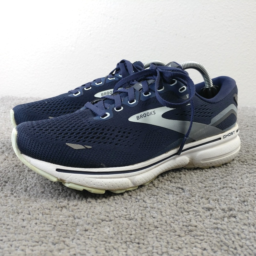 Brooks Ghost 15 Womens Size 6.5 Running Shoes Blue Sneakers 1203821B428